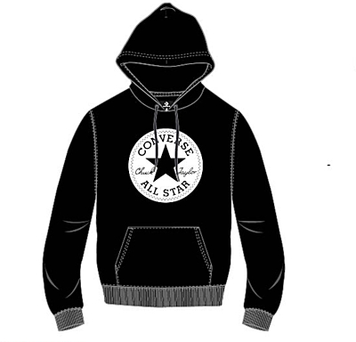 GO-TO CHUCK TAYLOR PATCH BRUSHED BACK FLEECE HOODIE Unisex mikina