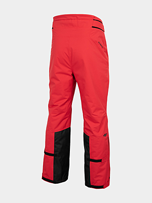 H4Z22-SPMN006 DARK RED Pánské lyžařské kalhoty
