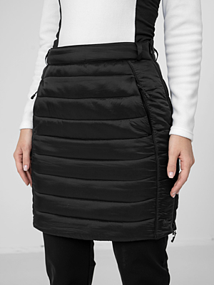 H4Z22-SPUD001 DEEP BLACK Dámská zimní sukně